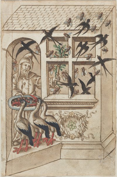 Habe keine Schwalben unter demselben Dach [fol. 40 recto], um 1512-1514 von Unknown Artist