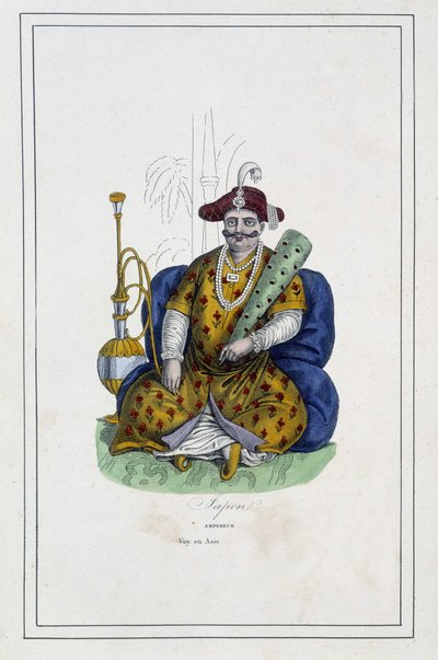 Kaiser von Japan - in „Die verschiedenen Völker der Erde“ von Pater Paul Jonhanneaud, Librairie des Bons livres von Unknown artist