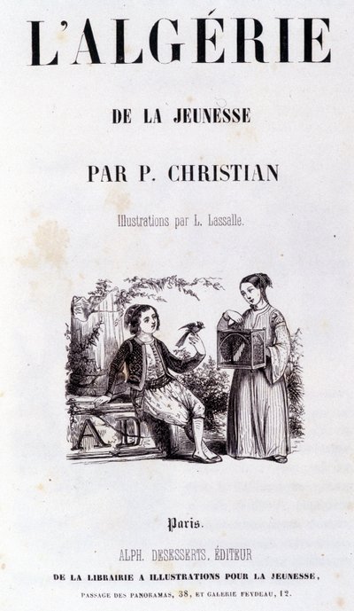 Frontispiz des Buches „Algerien durch die Jugend“ von P. Christian von Unknown artist