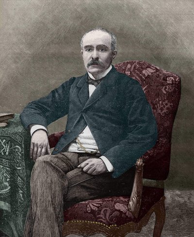 Georges Clemenceau (1841-1929), französischer Politiker im Jahr 1885. von Unknown artist