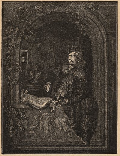 Gerard Dou oder Gerrit Dou oder Dow (1613-1675) niederländischer Maler des Goldenen Zeitalters von Unknown artist