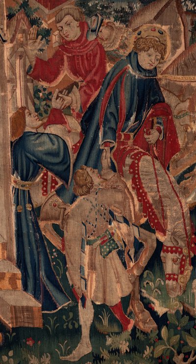 Geschichte von Saint Piat und Saint Eleuthère, Szene 8 (Detail) von Unknown artist