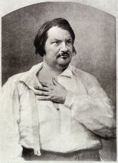 Honoré de Balzac, um 1850 von Unknown artist