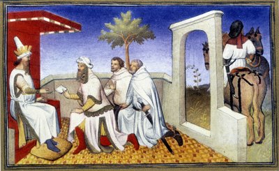 Wie der Große Khan den Polo-Brüdern die Kommandotafeln übergab, frühes 20. Jahrhundert (Druck) von Unknown Artist