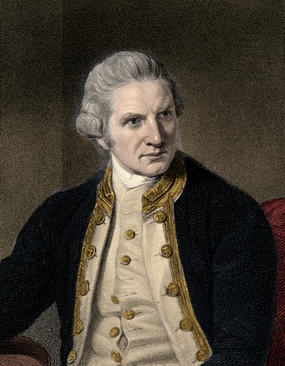 James Cook 1728-1779 - Gravur - 19. Jahrhundert von Unknown artist