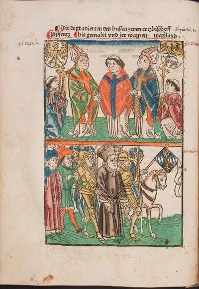 Jan Hus (1365-1415) wird der weltlichen Macht übergeben von Unknown artist