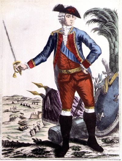 Jean-Baptiste Donatien de Vimeur, Graf von Rochambeau (1725-1807), Generalleutnant der königlichen Armee, Kommandeur der französischen Armee in Amerika von Unknown artist
