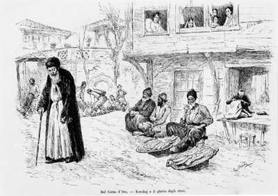 Jüdisches Ghetto in Konstantinopel von Unknown artist
