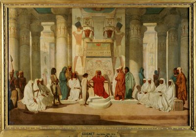Joseph deutet die Träume des Pharaos von Unknown Artist