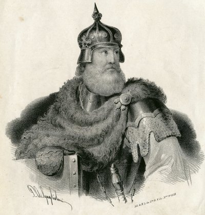Kęstutis, Großfürst von Litauen und Herzog von Trakai (1297-1382) von Unknown artist