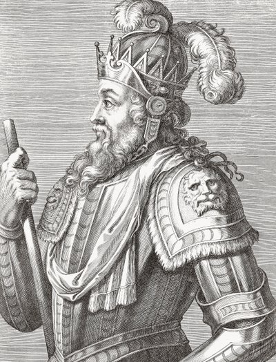 König Afonso V. von Portugal. Porträt. von Unknown artist