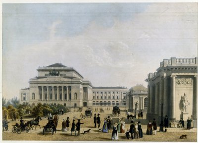 Das Alexandrinski-Theater in Sankt Petersburg von Unknown artist