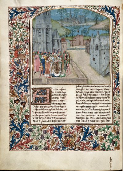 Heirat von Edward II. mit Isabella von Frankreich von Unknown artist