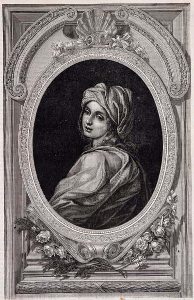 Medaillonporträt von Päpstin Johanna - in "Histoire des popes" von Maurice Lachatre von Unknown artist