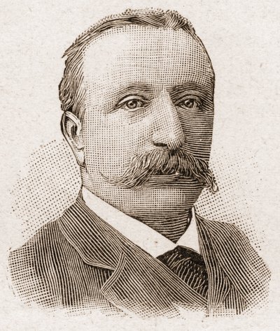 Mitglieder der Académie Française im Jahr 1895: Porträt von Albert Sorel (1843-1906), französischer Historiker. von Unknown artist