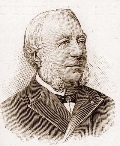 Mitglieder der Académie Française im Jahr 1895: Porträt von Marie Louis Antoine Gaston Boissier (1823-1908), französischer Historiker und Philologe von Unknown artist