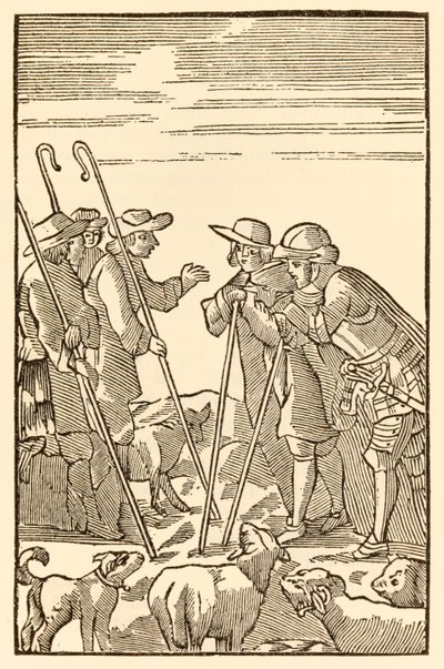 Berg Köstlich steigen sie jetzt hinauf aus Der Pilgerreise von dieser Welt in die zukünftige Welt von John Bunyan von Unknown