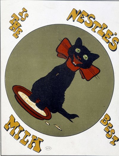 Nestlé ist die beste Milch - Werbung Nestlé von Unknown artist