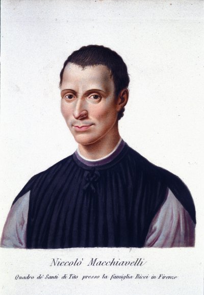 Niccolo di Bernardo dei Machiavelli von Unknown artist