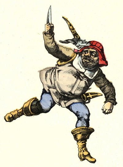 Oger. Illustration des Märchens „Der kleine Däumling“ von Charles Perrault von Unknown artist