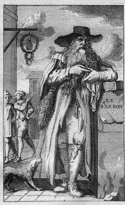 Pierre de Montmaur (1576 -1650) Gelehrter, französischer Dichter lateinischer Ausdrucksweise - Gravur von Unknown artist