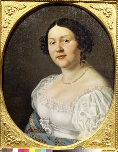 Porträt der Opernsängerin Sophia Wassiljewna Samoilowa von Unknown artist