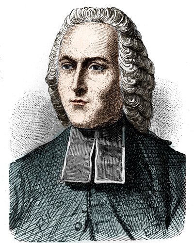 Porträt von Abbé Jean Antoine Nollet (1700-1770), französischer Physiker - in „Album de la Science; berühmte Wissenschaftler; Große Entdeckungen“ 1896. von Unknown artist
