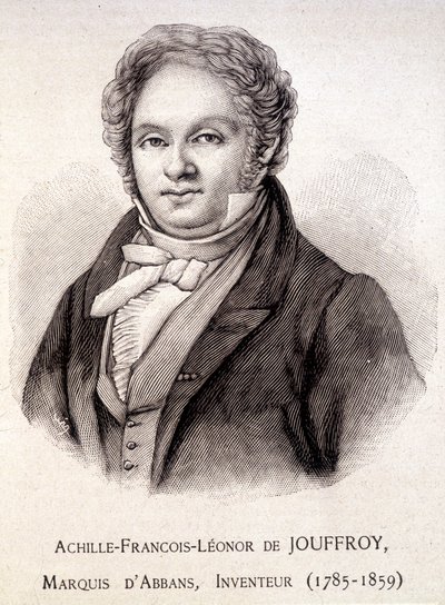 Porträt von Achille François Léonor de Jouffroy, Marquis d