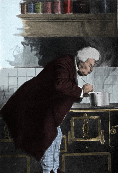 Porträt von Alexandre Dumas père (1802 - 1870) in den Öfen von Unknown artist