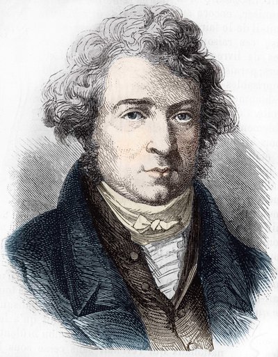 Porträt von André Marie Ampère (1775 - 1836), französischer Physiker von Unknown artist