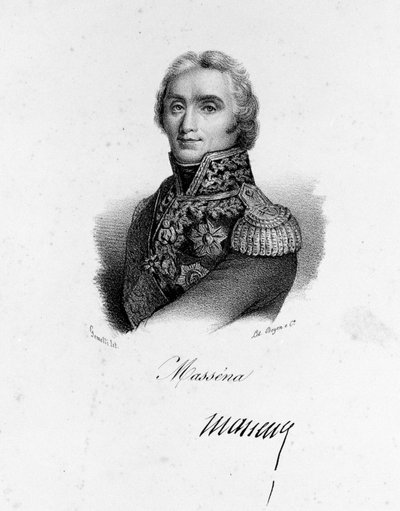 Porträt von André Massena (1756 - 1817), Marschall von Frankreich. von Unknown artist