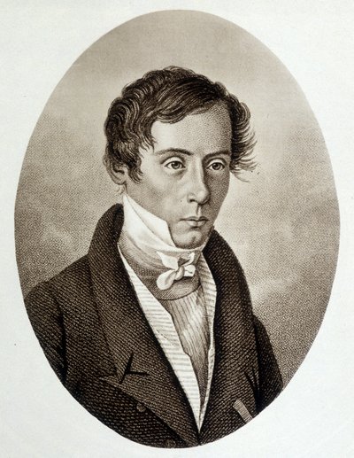 Porträt von Augustin Fresnel (1788-1827), französischer Physiker. von Unknown artist