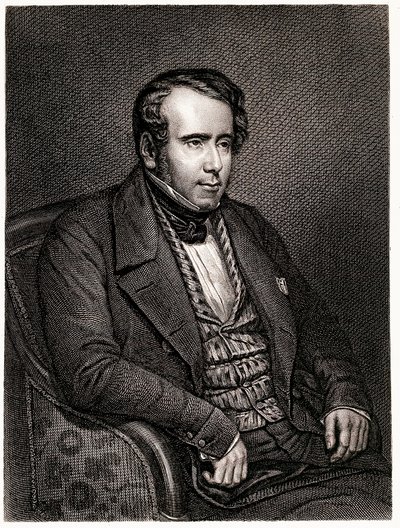 Porträt von Augustin Thierry, französischer Historiker (Gravur) von Unknown artist