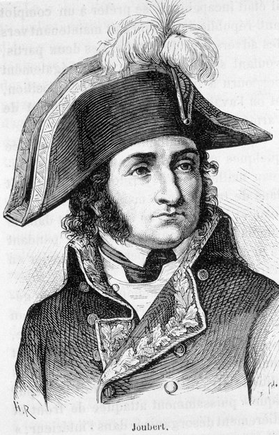 Porträt von Barthelemy Catherine Joubert (1769-1799), französischer General, gefallen in der Schlacht von Novi von Unknown artist