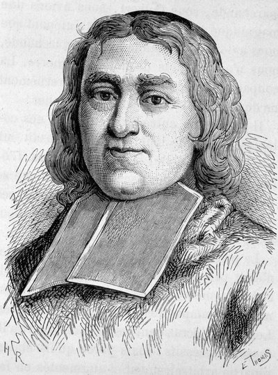 Porträt von Kardinal Fleury (1653 - 1743) (André Hercule de Fleury). Gravur aus dem späten 19. Jahrhundert in „Histoire de France“ von H. Martin von Unknown artist