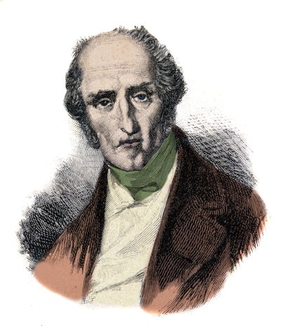 Porträt von Charles Fourier (1772-1837), französischer sozialistischer Theoretiker von Unknown artist