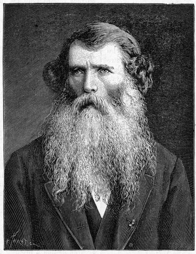 Porträt von Charles Victor Naudin, französischer Botaniker. (1815-1899). Gravur von 1898. in „La Nature. Revue der Wissenschaften und ihrer Anwendungen in Kunst und Industrie.“ von Unknown artist