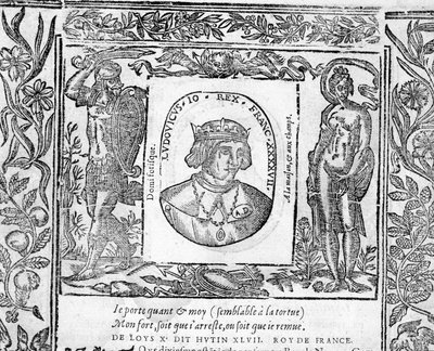 Porträt von Karl X Le Hutin, König von Frankreich von 1314 bis 1316 von Unknown artist