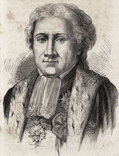 Porträt von Claude-Ambroise Régnier, Herzog von Massa, Anwalt, Großrichter, Justizminister (1746-1814) von Unknown artist