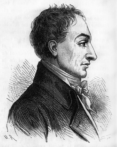Porträt von Constantin François de Chasseboeuf Comte de Volney - in „Histoire de France“ von Henri Martin, 19. Jahrhundert von Unknown artist