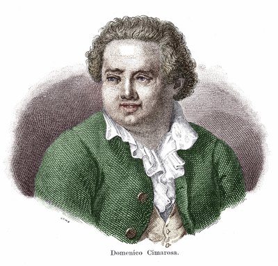 Porträt von Domenico Cimarosa von Unknown artist