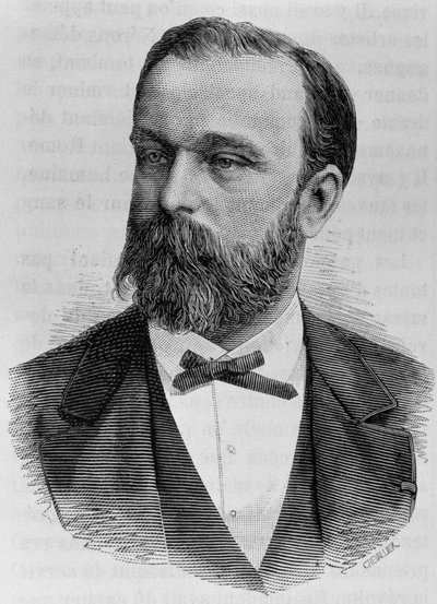 Porträt von Drouardel. Gravur aus dem späten 19. Jahrhundert in „Histoire de France“ von H. Martin von Unknown artist