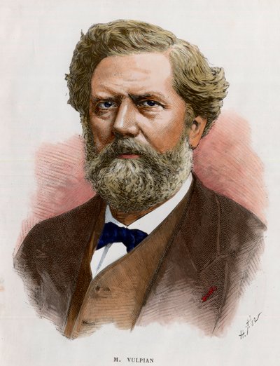Porträt von Edme Felix Alfred Vulpian (1826-1887) von Unknown artist