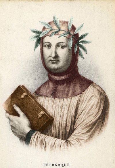 Porträt von Francesco Petrarca (Petrarch), italienischer Schriftsteller (1304 - 1374) von Unknown artist