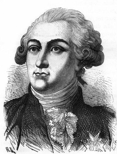 Porträt von François Claude Amour, Marquis de Bouillé (1739-1800), französischer General. von Unknown artist