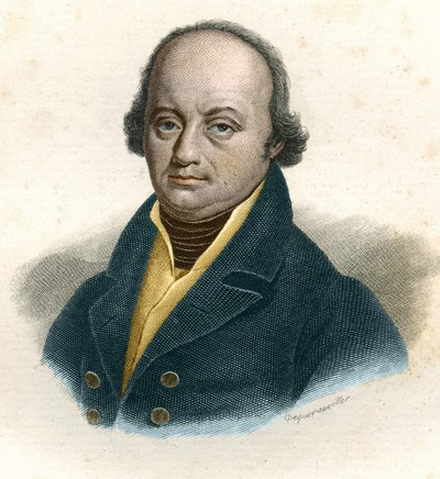 Porträt von Franz-Joseph Gall (1758 - 1828), deutscher Arzt (Gravur des 19. Jahrhunderts) von Unknown artist