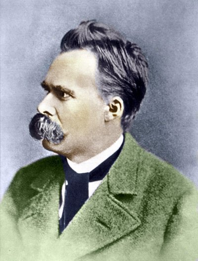 Porträt von Friedrich Nietzsche (1844 - 1900) von Unknown artist
