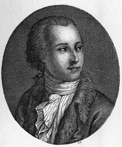 Porträt von Gaetano Filangeri (1752-1788). Italienischer Jurist und Pädagoge von Unknown artist