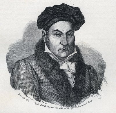 Porträt von Giandomenico Romagnosi, italienischer Philosoph und Jurist von Unknown artist