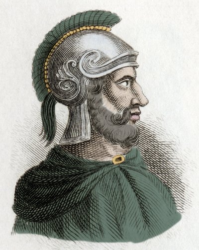 Porträt von Hamilkar Barkas (ca. 275-228 v. Chr.), Staatsmann und karthagischer General, Gründer der Barkiden-Dynastie und Vater von Hannibal von Unknown artist